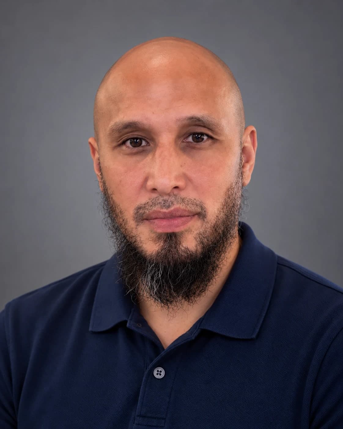 Erik, owner and installer at TVRight, in a navy polo